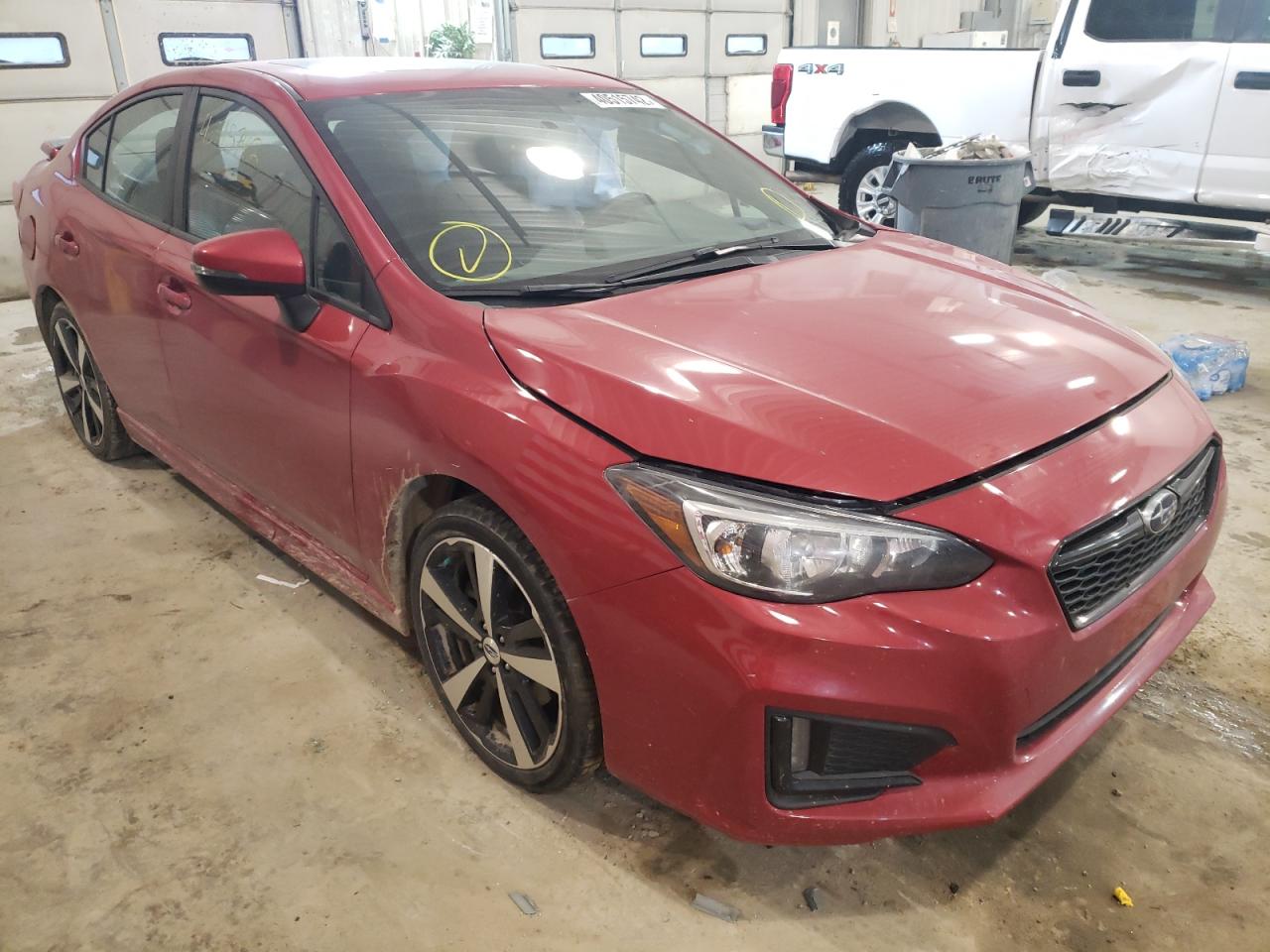 SUBARU IMPREZA SP 2018 with VIN 4S3GKAM64J3605720 - Photo from auction