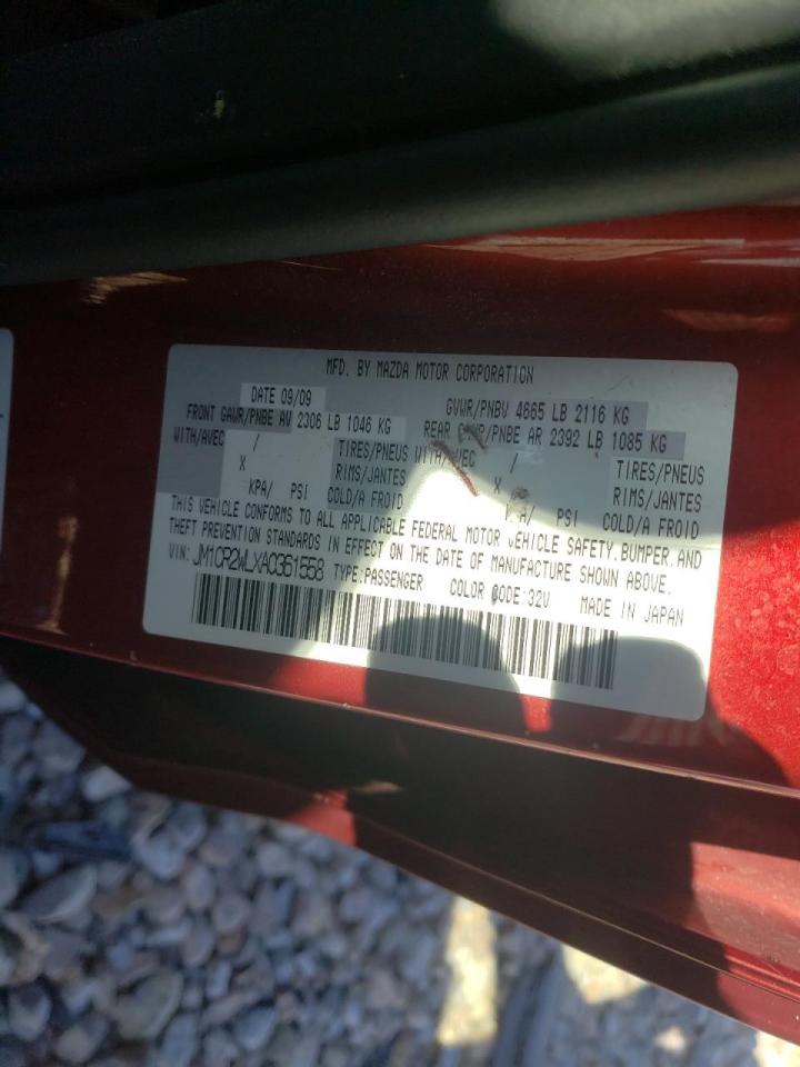 Photo 10 from auction – 2010 MAZDA 5 with VIN JM1CR2WLXA0361558