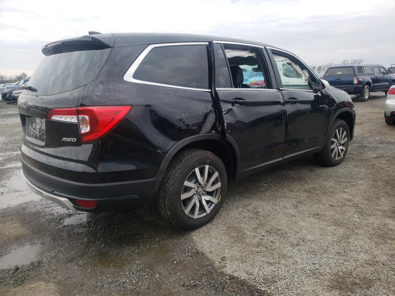 Photo 4 from auction – 2022 HONDA PILOT EXL with VIN 5FNYF6H53NB035922