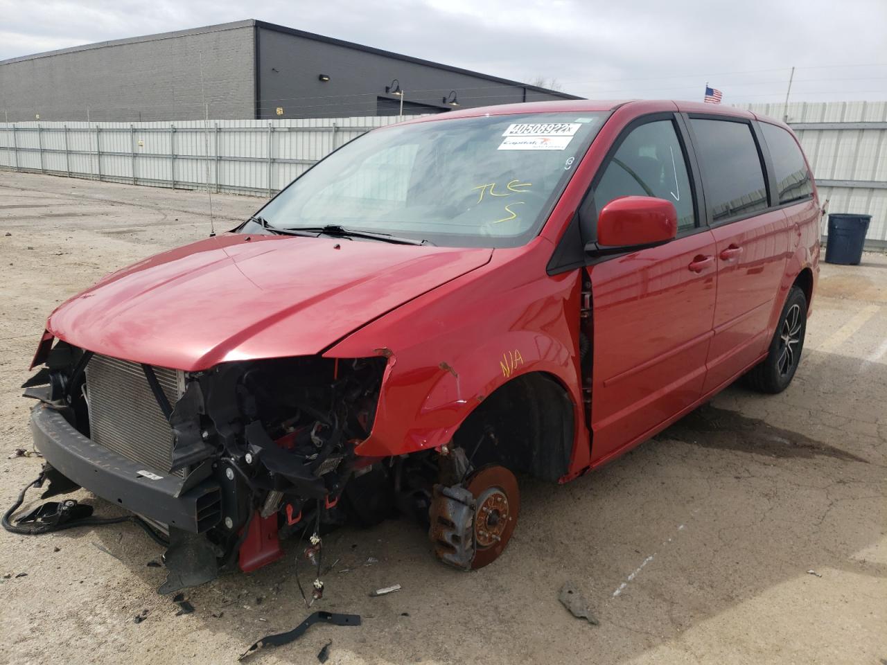 Photo 2 from auction – 2015 DODGE GRAND CARA with VIN 2C4RDGBG0FR737213