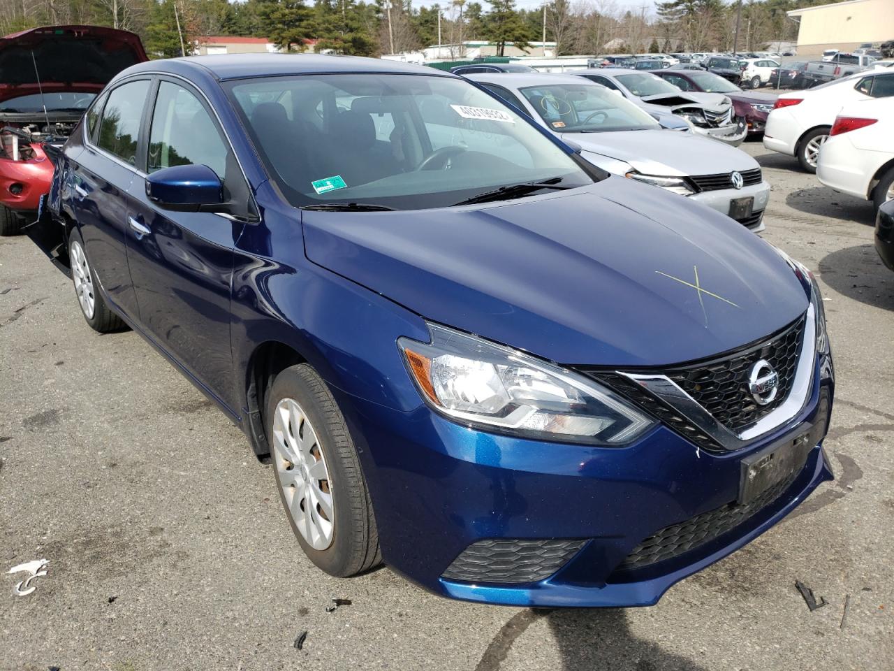 NISSAN SENTRA S 2017 with VIN 3N1AB7AP2HY262402 - Photo from auction