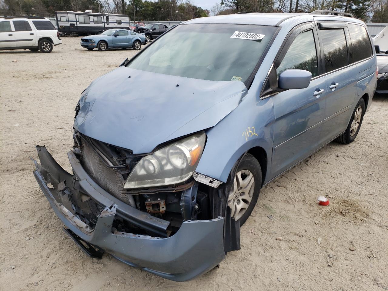 Photo 2 from auction – 2007 HONDA ODYSSEY EX with VIN 5FNRL38437B117462