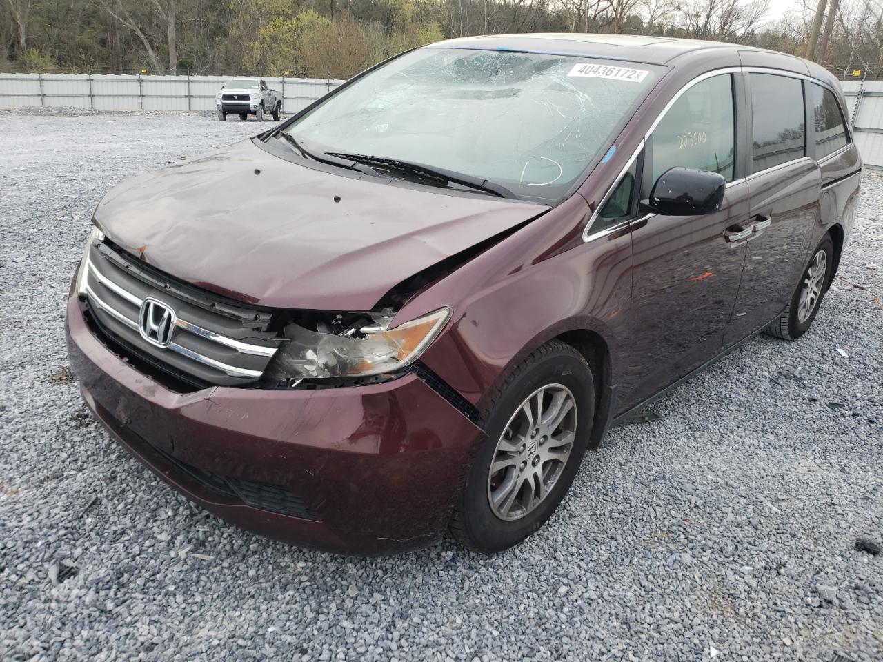 Photo 2 from auction – 2013 HONDA ODYSSEY EX with VIN 5FNRL5H69DB080636