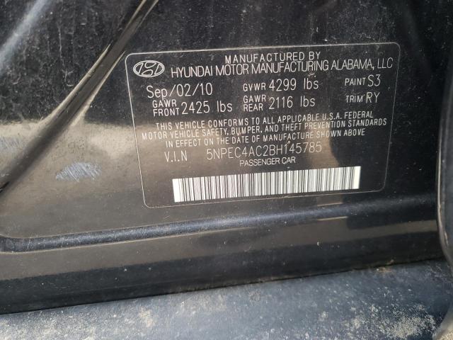 Zdjęcie 10 z aukcji – 2011 HYUNDAI SONATA SE z VIN 5NPEC4AC2BH145785