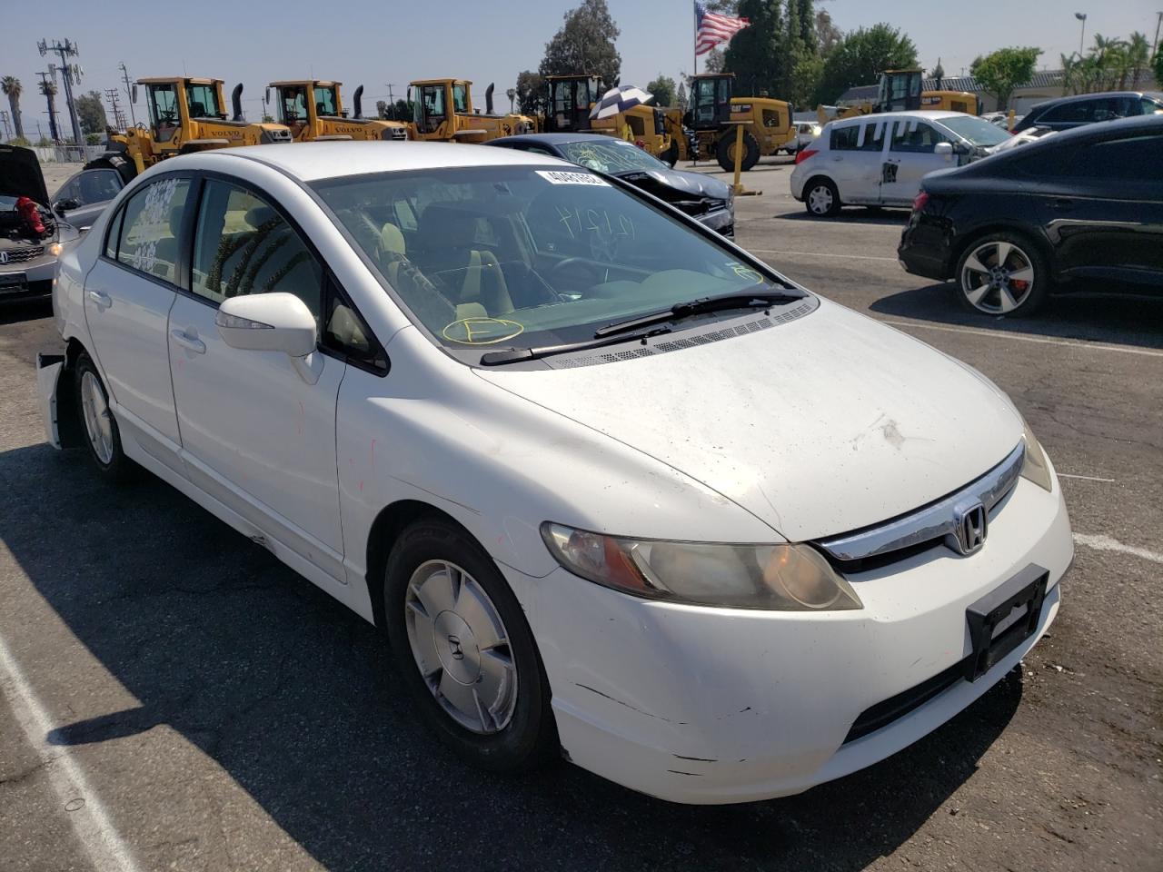 HONDA CIVIC HYBR 2007 with VIN JHMFA36227S022922 - Photo from auction