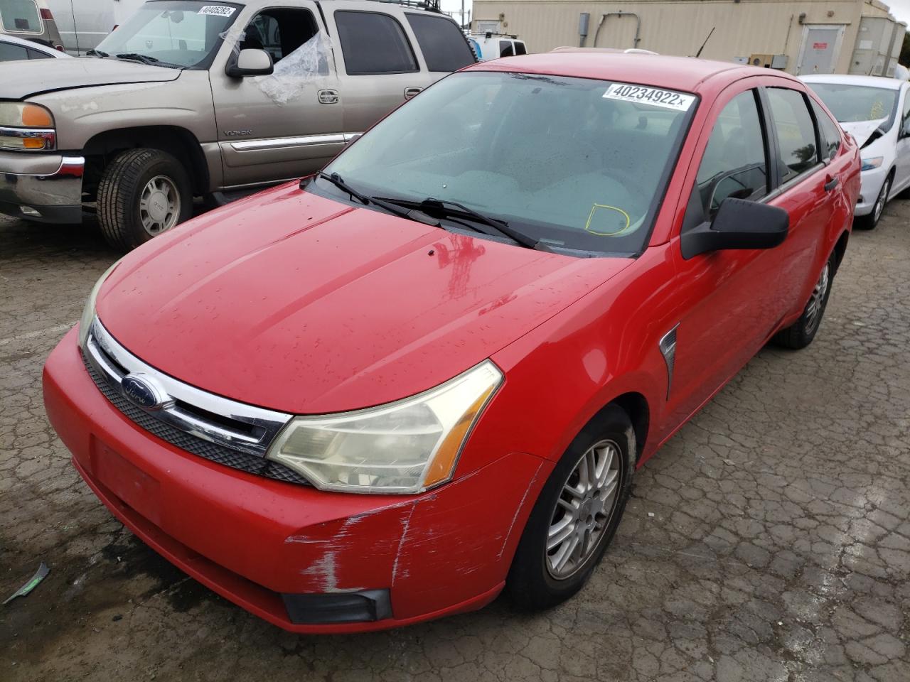 Photo 2 from auction – 2008 FORD FOCUS SE with VIN 1FAHP35N78W134443