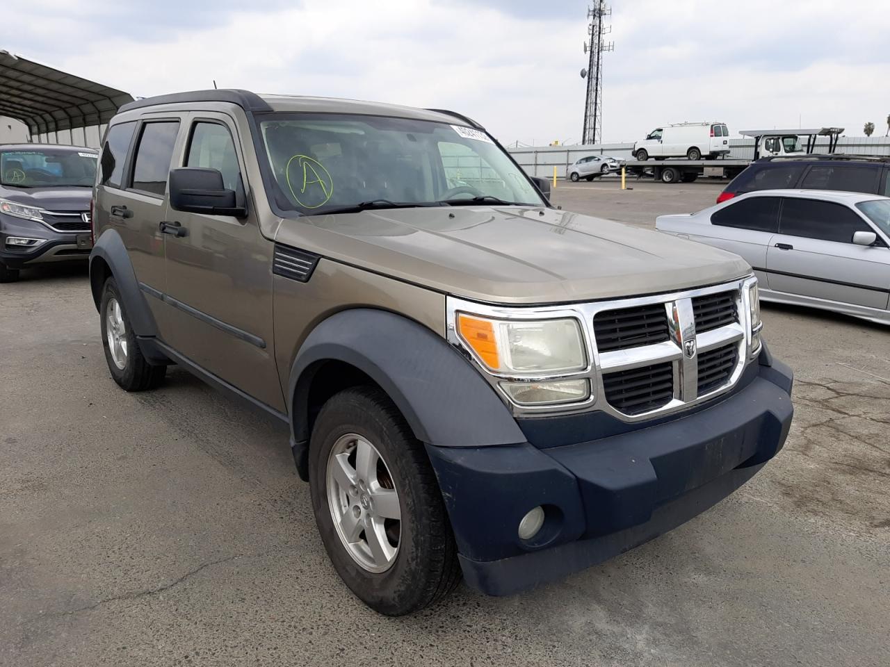 DODGE NITRO SXT 2007 with VIN 1D8GU28K17W592652 - Photo from auction