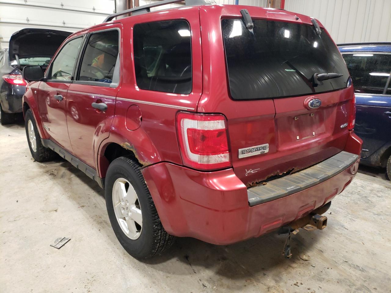 Photo 3 from auction – 2008 FORD ESCAPE XLT with VIN 1FMCU93198KA62678