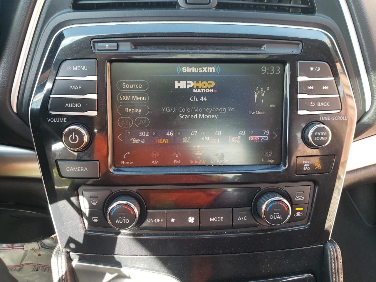 Photo 9 from auction – 2019 NISSAN MAXIMA S with VIN 1N4AA6AV9KC375360