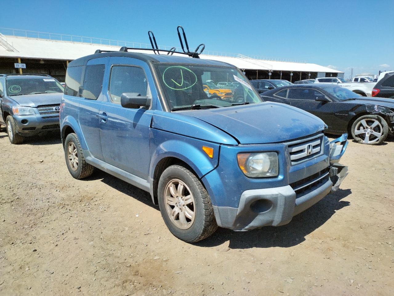 HONDA ELEMENT EX 2008 with VIN 5J6YH18798L006614 - Photo from auction