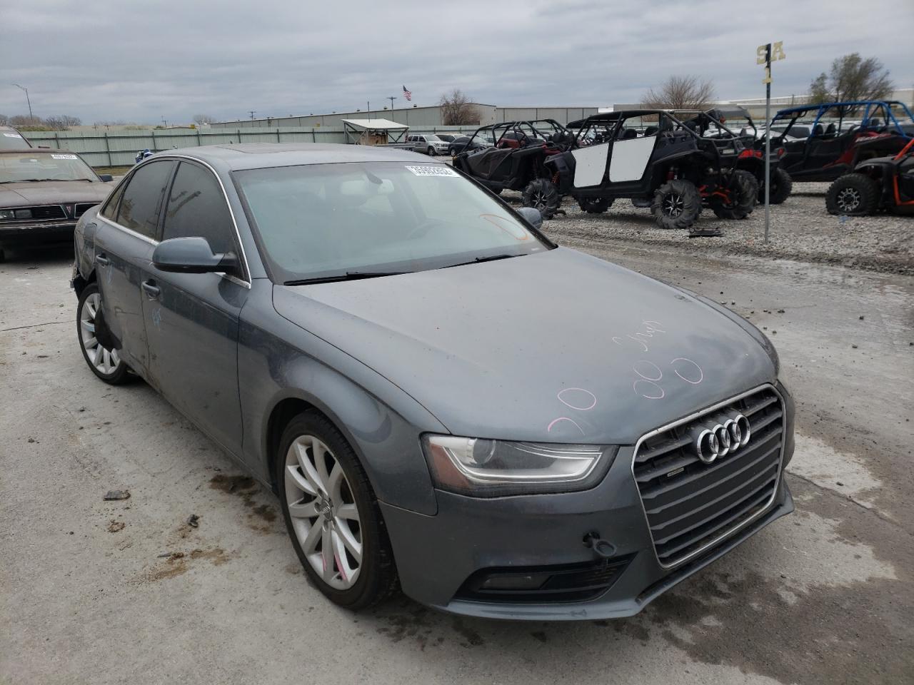 AUDI A4 PREMIUM 2013 with VIN WAUEFAFL2DN007999 - Photo from auction