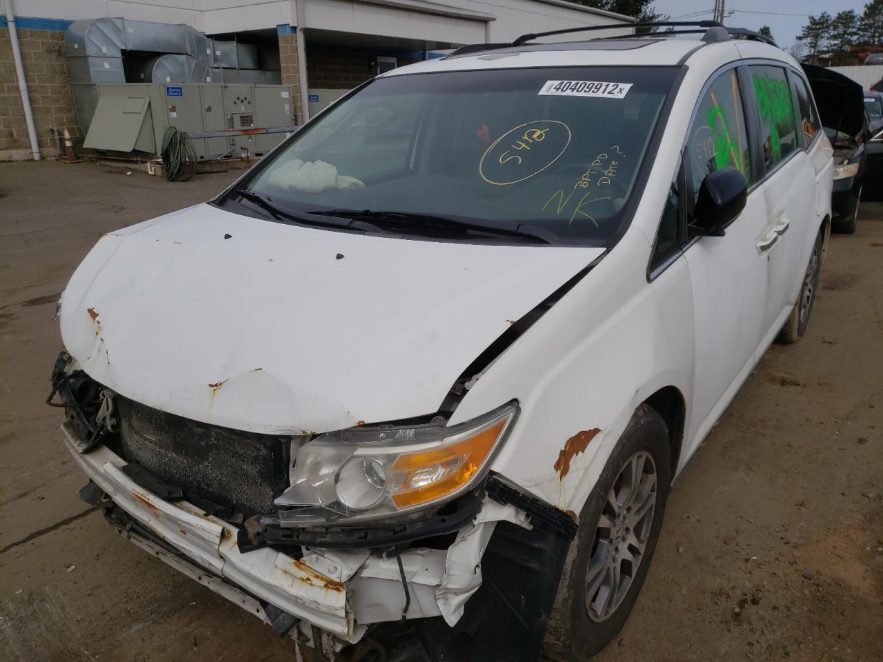 Photo 2 from auction – 2011 HONDA ODYSSEY EX with VIN 5FNRL5H6XBB065611