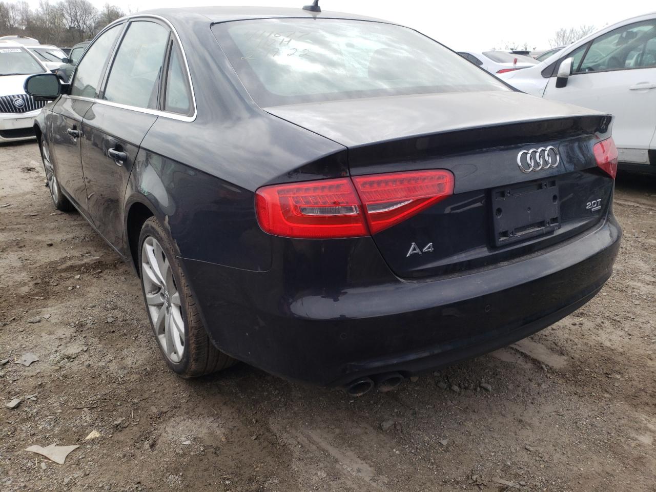 Photo 3 from auction – 2013 AUDI A4 PREMIUM with VIN WAUFFAFL0DN017967