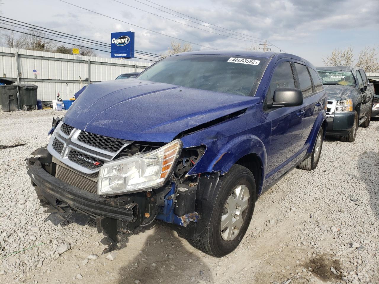 Photo 2 from auction – 2012 DODGE JOURNEY SE with VIN 3C4PDCAB0CT282118