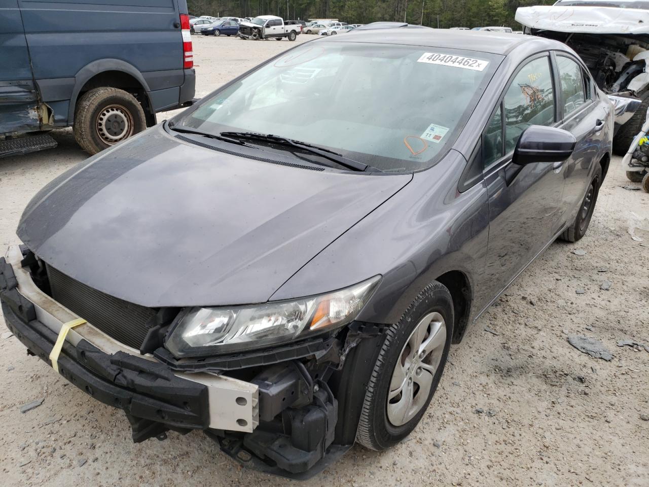 Photo 2 from auction – 2014 HONDA CIVIC LX with VIN 19XFB2F59EE260432