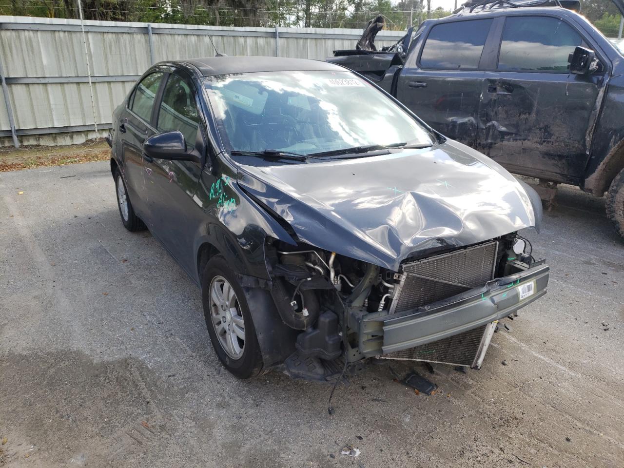 CHEVROLET SONIC LT 2015 with VIN 1G1JC5SH8F4114625 - Photo from auction