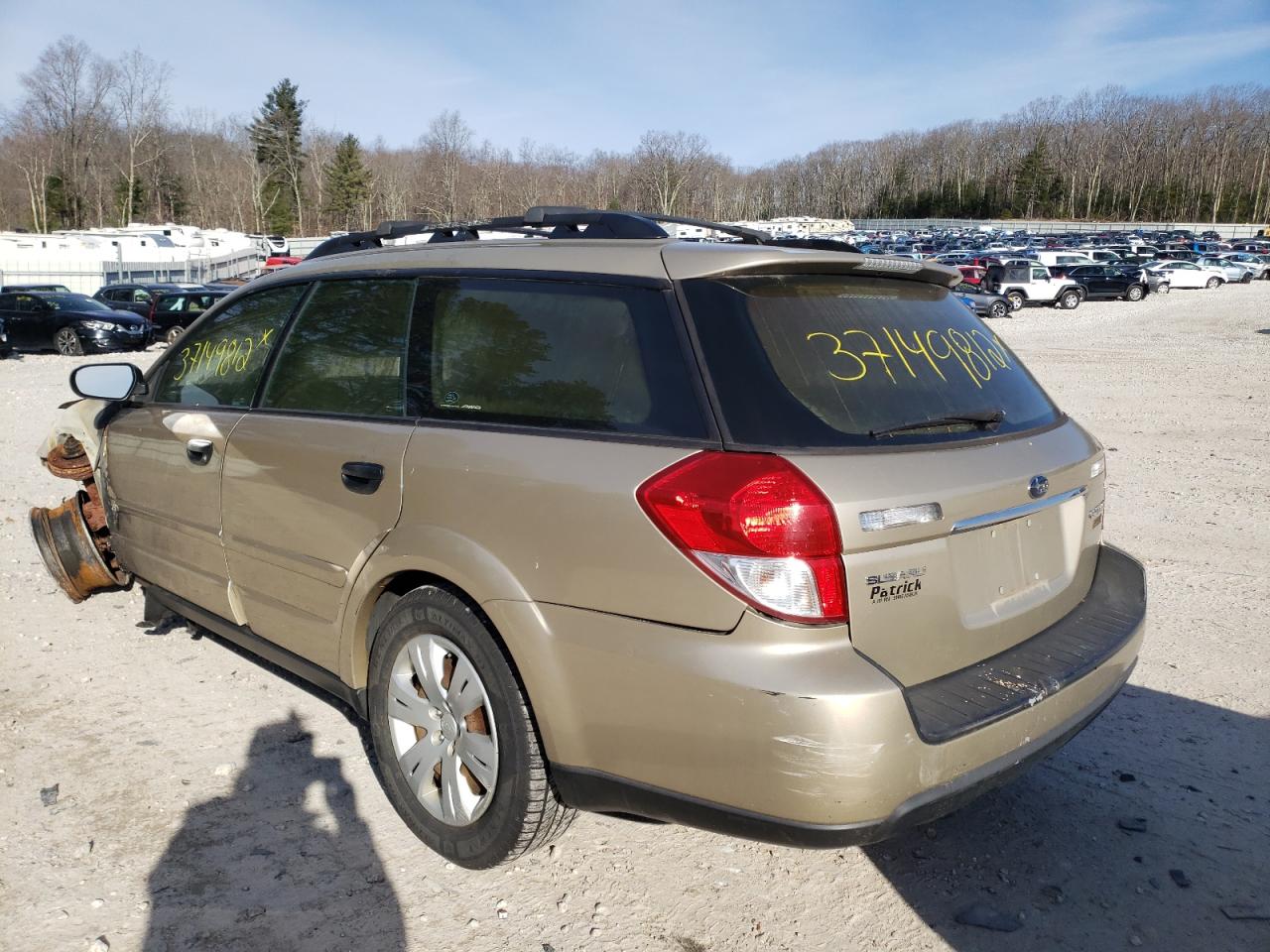 Photo 3 from auction – 2008 SUBARU OUTBACK with VIN 4S4BP60C487362428