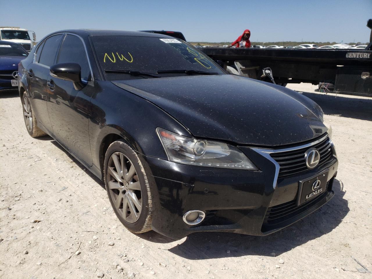 LEXUS GS 350 2013 with VIN JTHCE1BL2D5017157 - Photo from auction