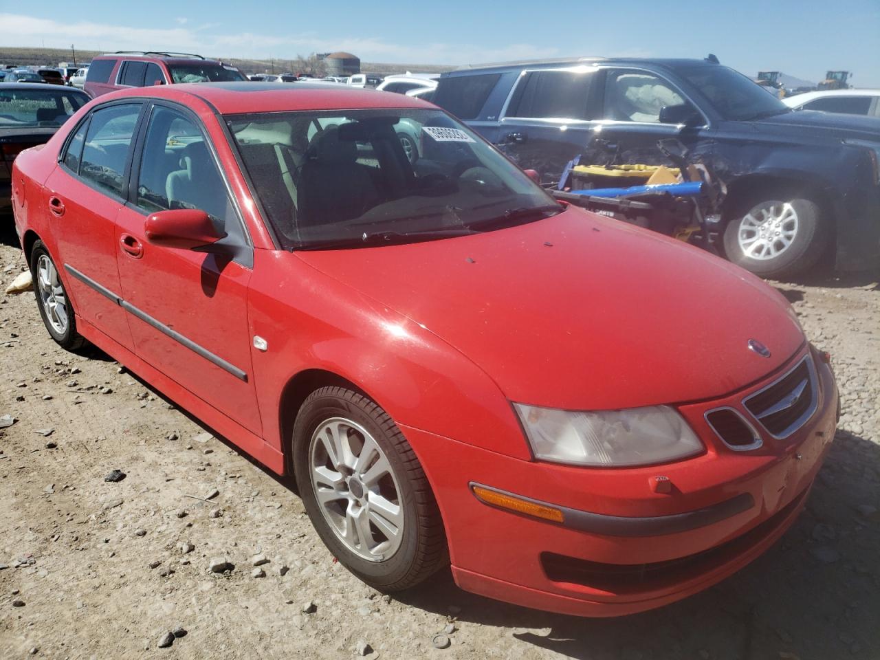 SAAB 9-3 2.0T 2007 with VIN YS3FD49Y171001489 - Photo from auction