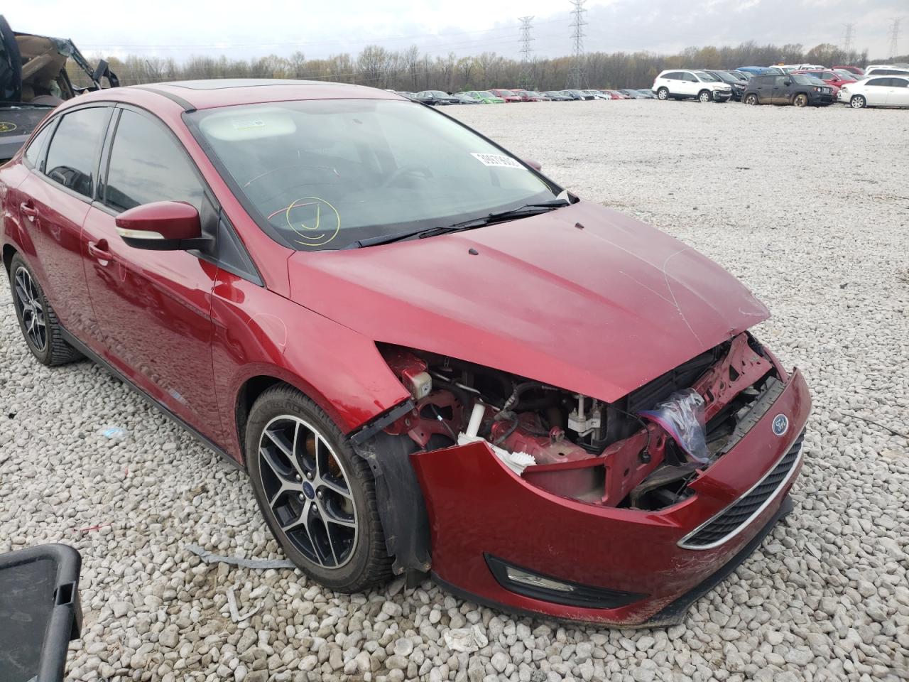 FORD FOCUS SEL 2017 with VIN 1FADP3H24HL260101 - Photo from auction