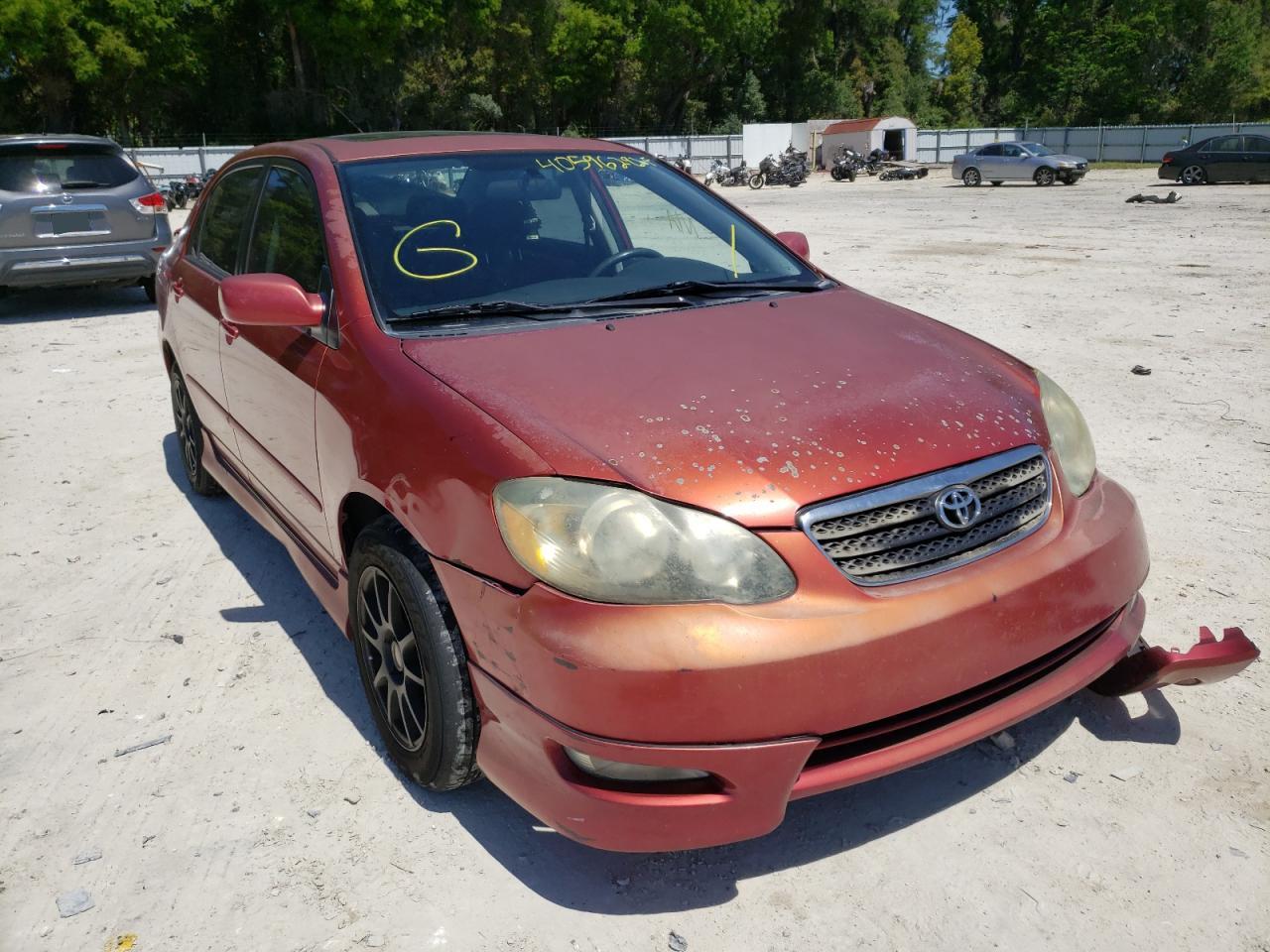 TOYOTA COROLLA CE 2007 with VIN 2T1BR30E47C734040 - Photo from auction