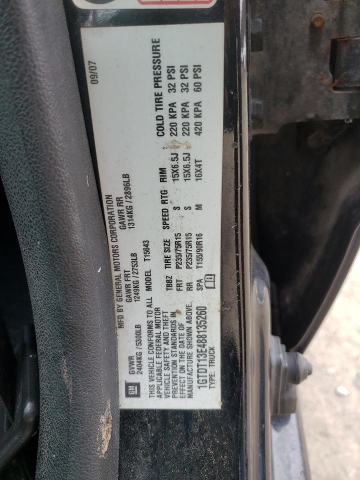 Photo 10 from auction – 2008 GMC CANYON with VIN 1GTDT13E488135260