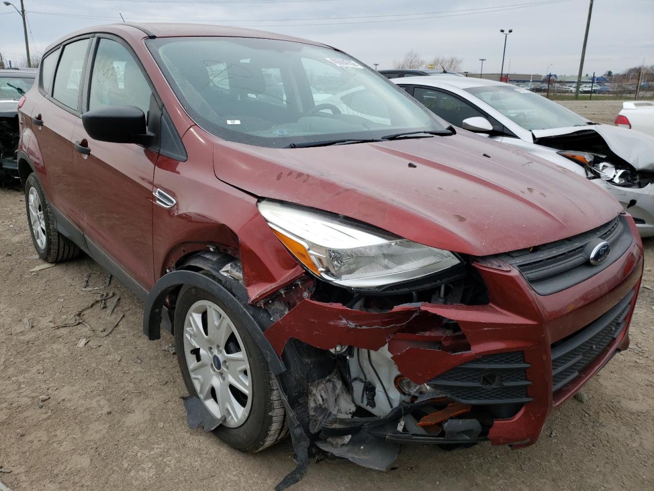 FORD ESCAPE S 2014 with VIN 1FMCU0F77EUC57965 - Photo from auction
