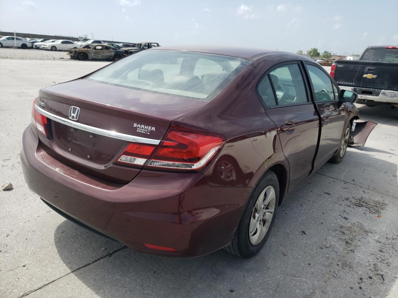 Photo 4 from auction – 2016 HONDA CIVIC with VIN 19XFB2F51FE064261