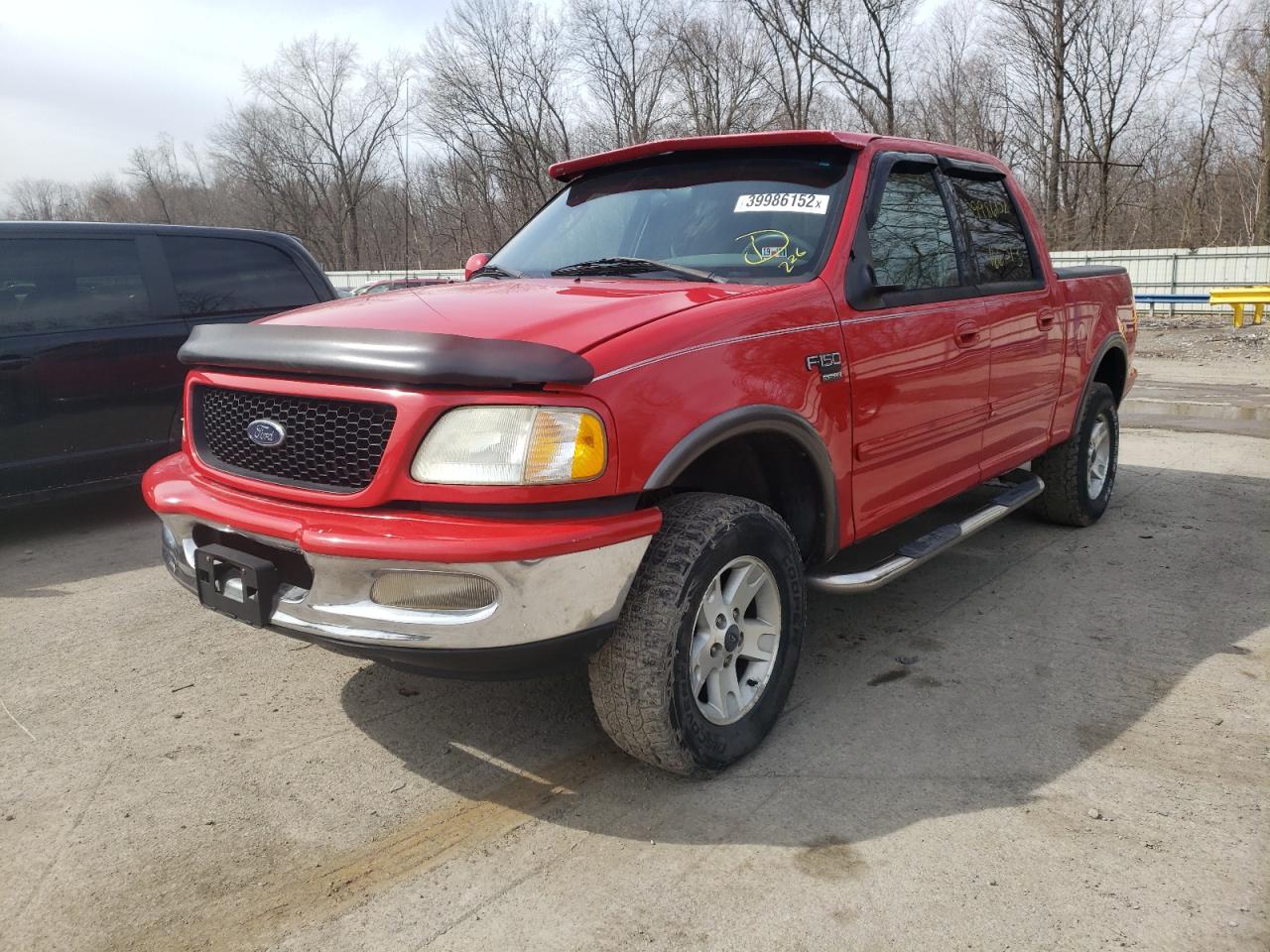 Photo 2 from auction – 2003 FORD F150 SUPER with VIN 1FTRW08L83KB28208