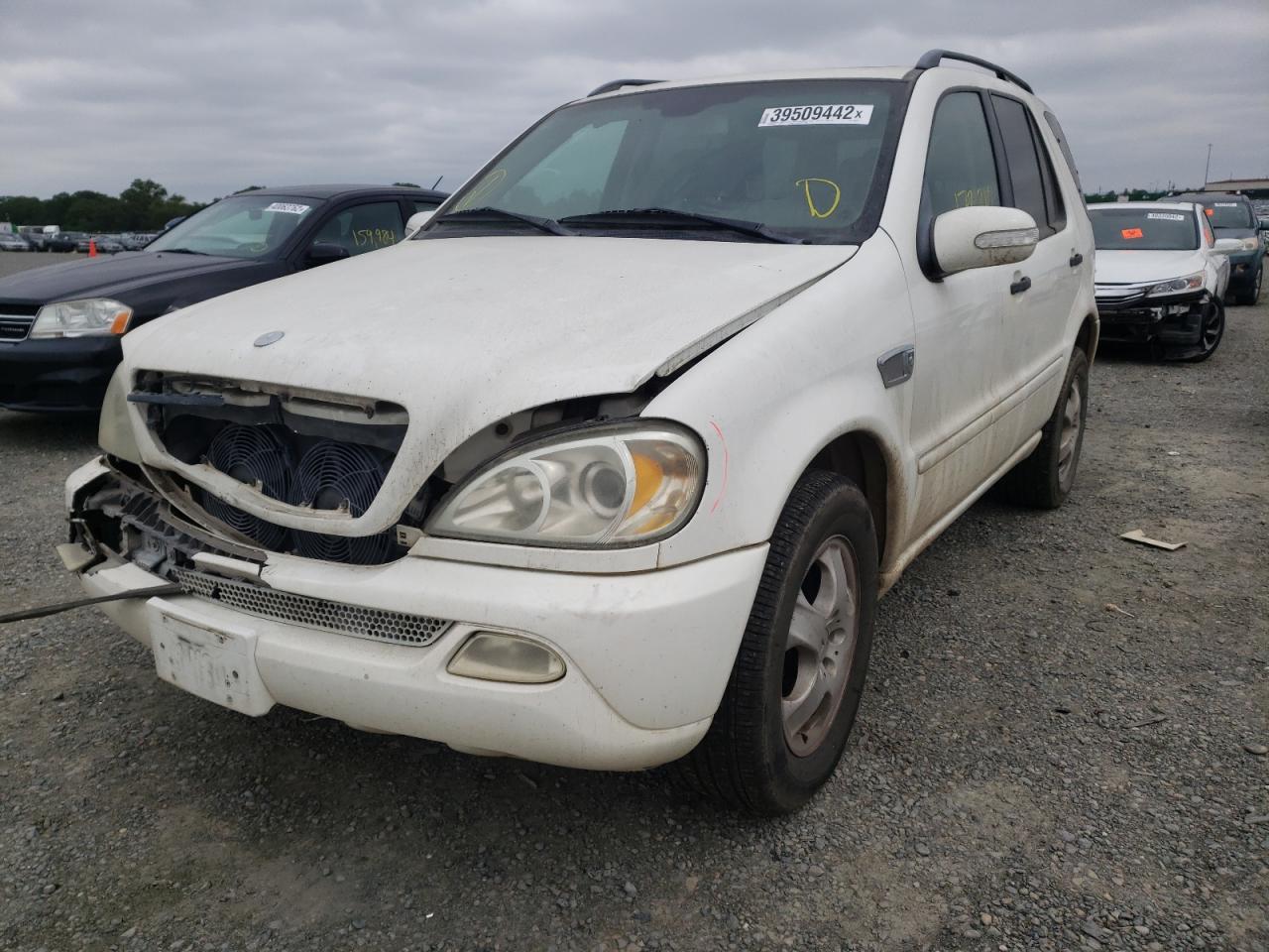 Photo 2 from auction – 2002 MERCEDES-BENZ ML 320 with VIN 4JGAB54E42A345686
