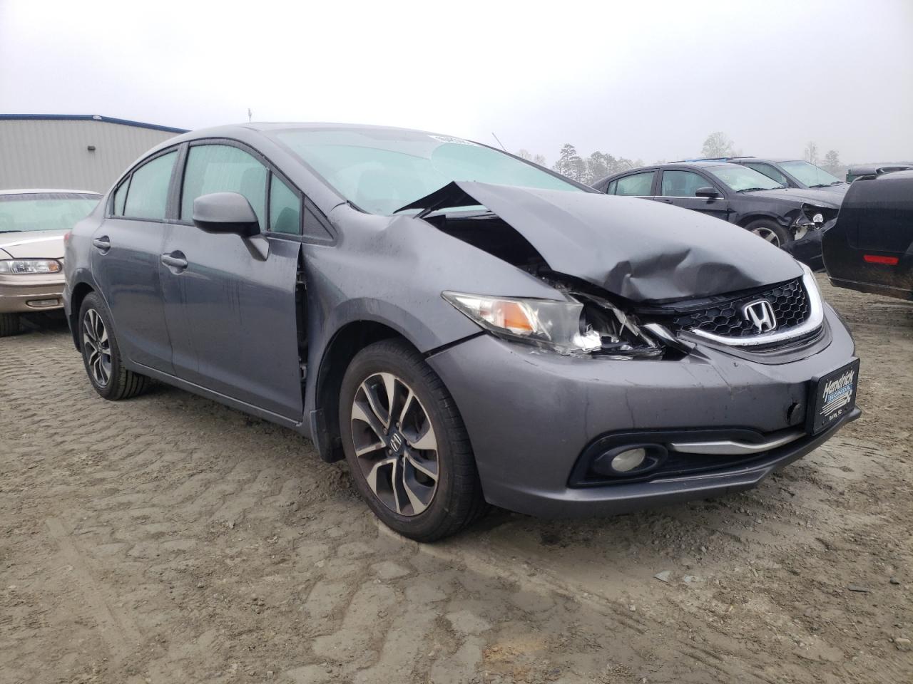 Photo 1 from auction – 2013 HONDA CIVIC EXL with VIN 19XFB2F90DE043661
