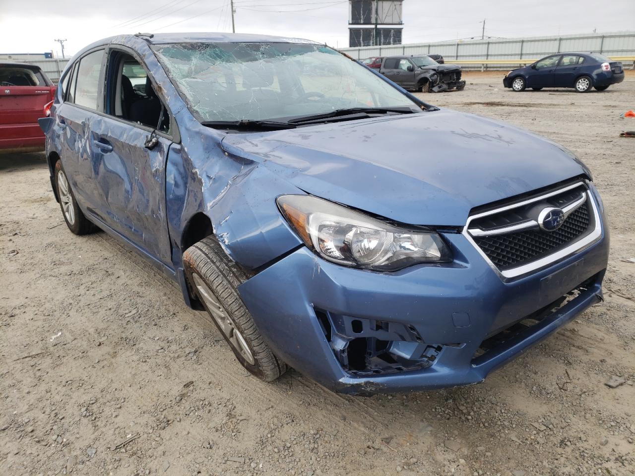 SUBARU IMPREZA PR 2015 with VIN JF1GPAC61FH277062 - Photo from auction