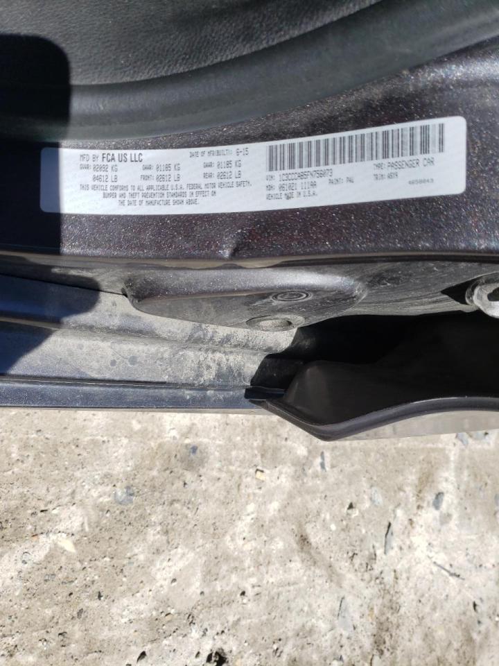 Photo 10 from auction – 2015 CHRYSLER 200 LIMITE with VIN 1C3CCCAB5FN756073