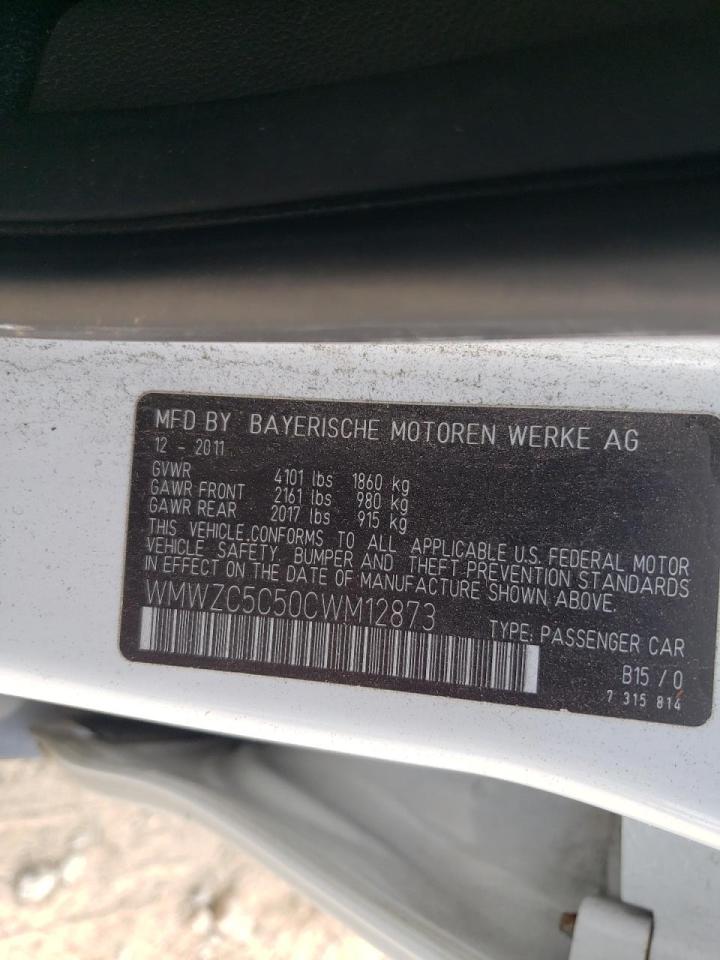 Photo 10 from auction – 2012 MINI COOPER S C with VIN WMWZC5C50CWM12873