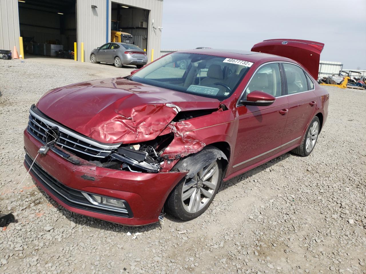 Photo 2 from auction – 2016 VOLKSWAGEN PASSAT with VIN 1VWCM7A35GC017837