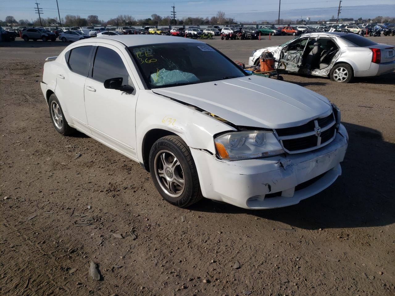 DODGE AVENGER SX 2010 with VIN 1B3CC4FB4AN185647 - Photo from auction