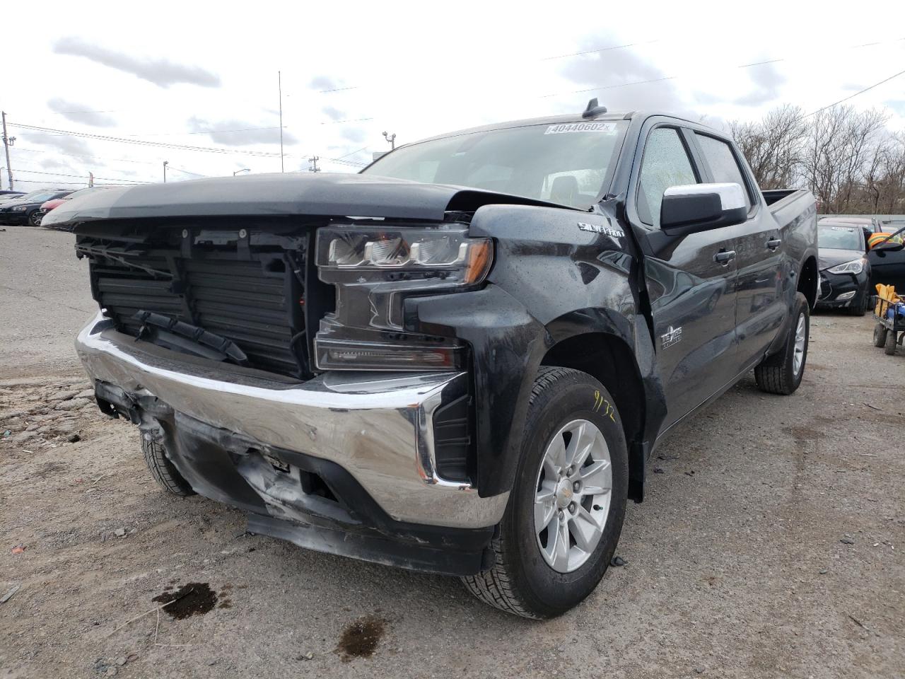 Photo 2 from auction – 2021 CHEVROLET SILVERADO with VIN 1GCPWCED1MZ388593