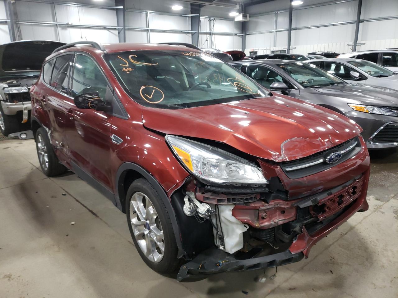 FORD ESCAPE SE 2014 with VIN 1FMCU9G92EUB08660 - Photo from auction