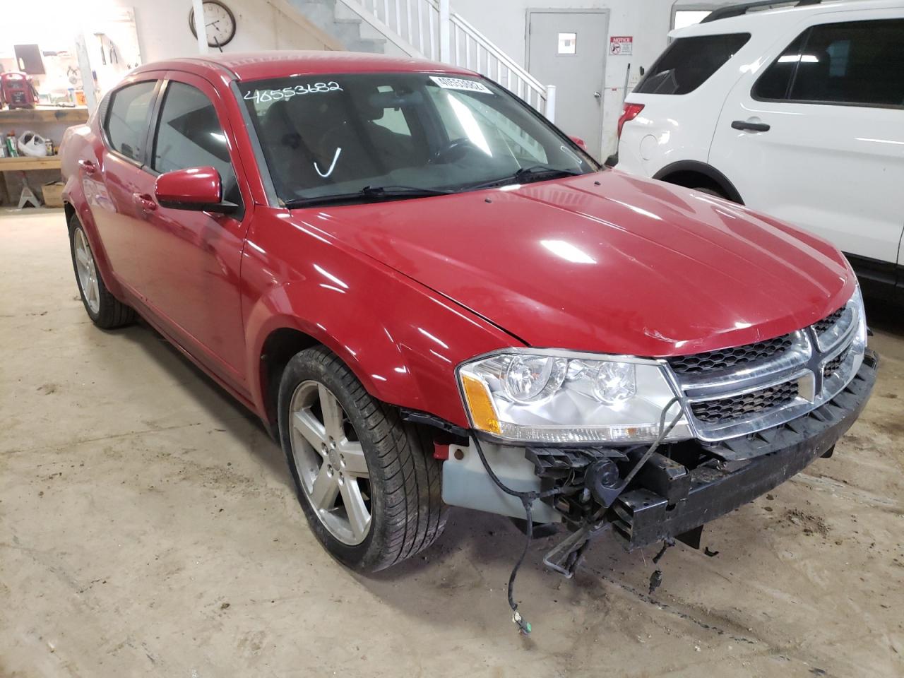 DODGE AVENGER SX 2013 with VIN 1C3CDZCB7DN666577 - Photo from auction