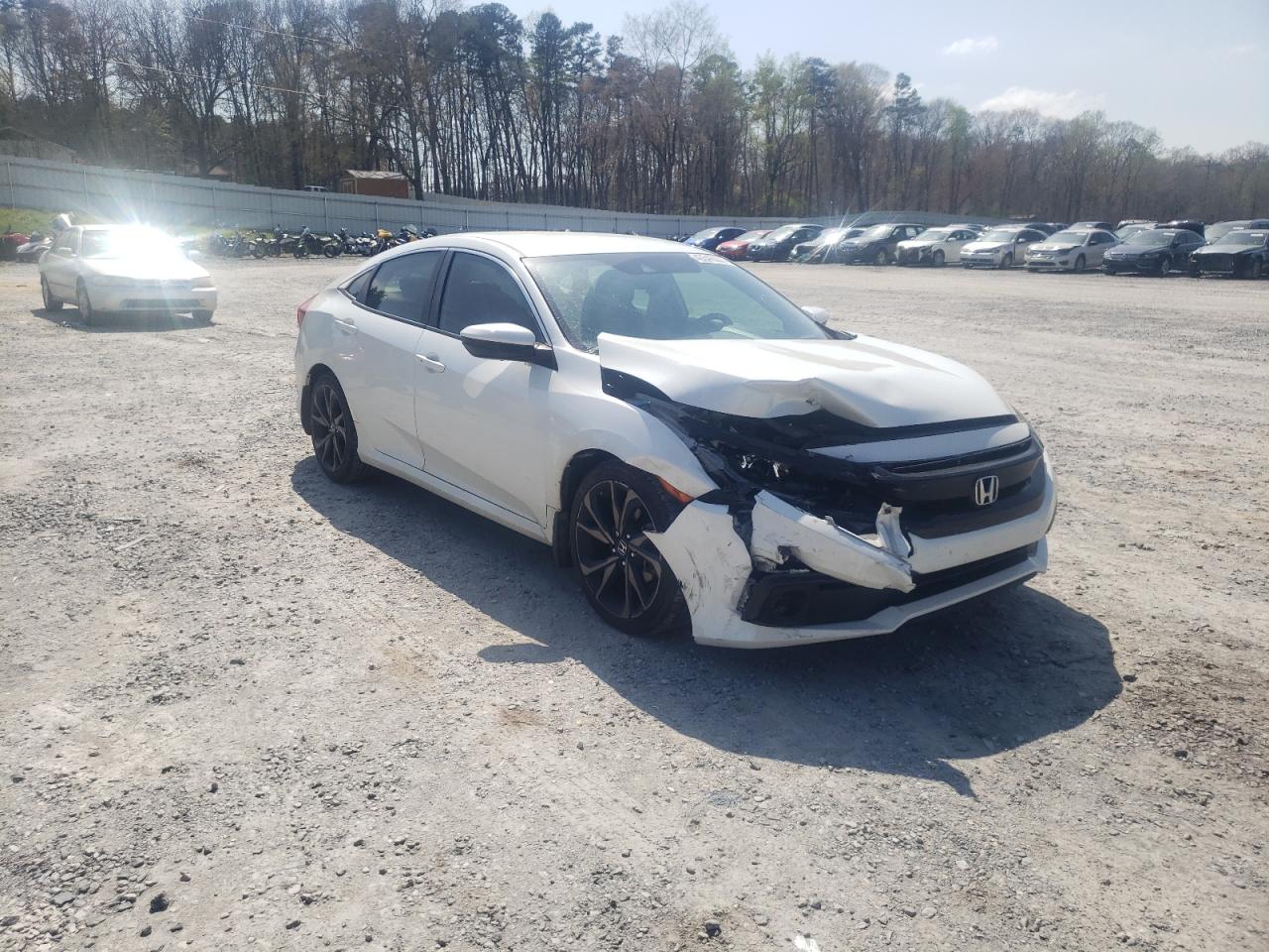 HONDA CIVIC 2019 with VIN 19XFC2F84KE033152 - Photo from auction