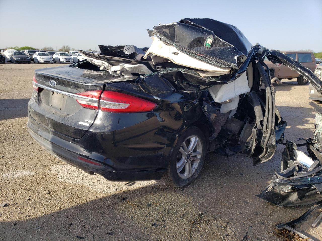 Photo 4 from auction – 2018 FORD FUSION SE with VIN 3FA6P0HDXJR158401