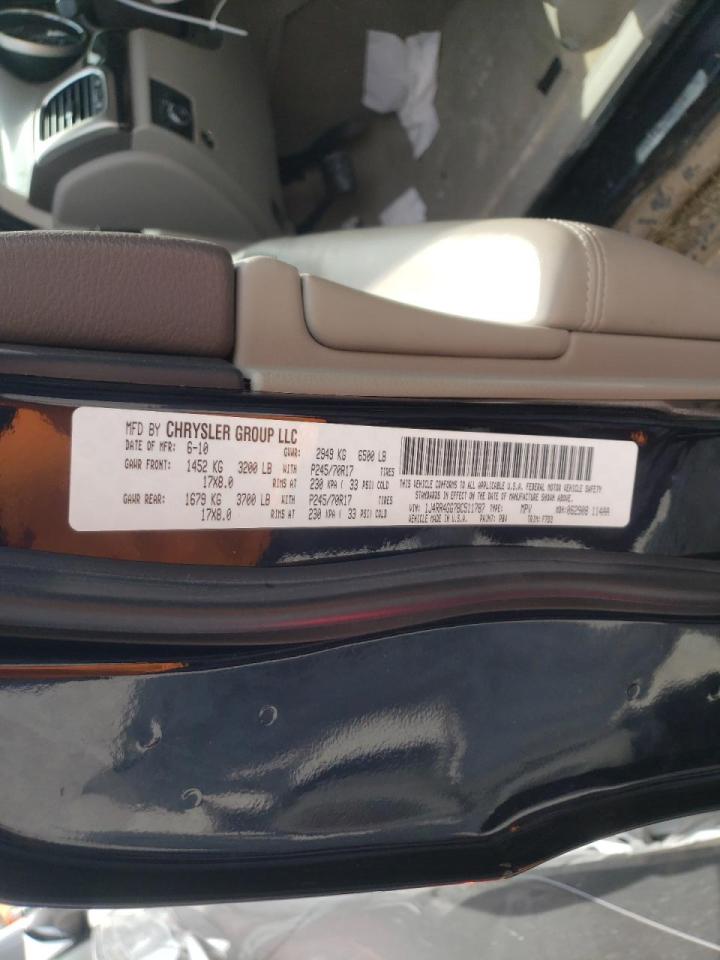 Photo 10 from auction – 2011 JEEP GRAND CHER with VIN 1J4RR4GG7BC511787