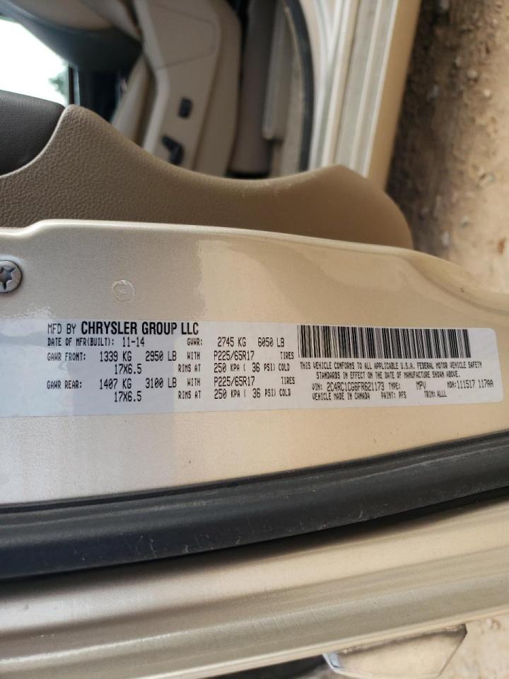 Photo 10 from auction – 2015 CHRYSLER TOWN & COU with VIN 2C4RC1CG6FR621173