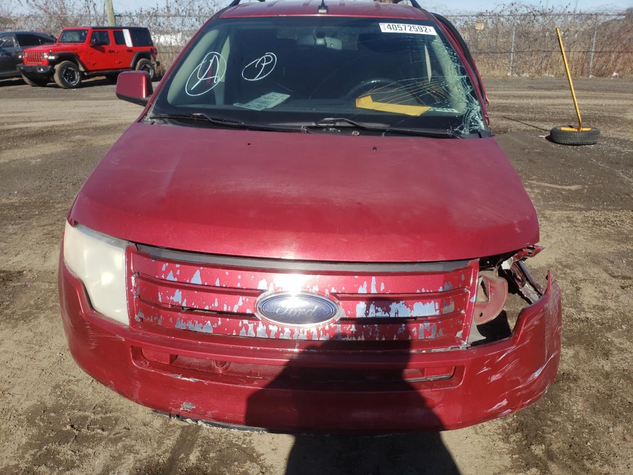Photo 10 from auction – 2007 FORD EDGE SEL with VIN 2FMDK38C37BA62489