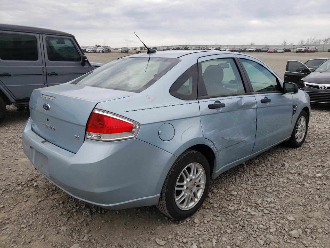 Photo 4 from auction – 2008 FORD FOCUS SE with VIN 1FAHP35N78W122616