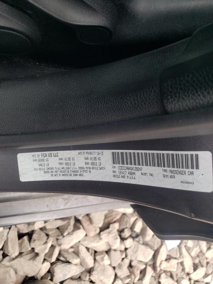 Photo 10 from auction – 2016 CHRYSLER 200 LIMITE with VIN 1C3CCCAB4GN128247