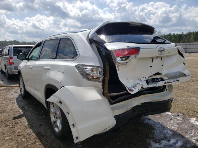 Photo 3 from auction – 2016 TOYOTA HIGHLANDER with VIN 5TDDKRFH6GS325935