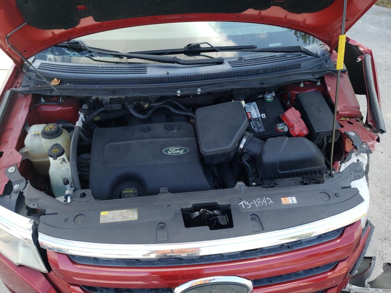 Photo 7 from auction – 2013 FORD EDGE SEL with VIN 2FMDK3JC9DBC57230