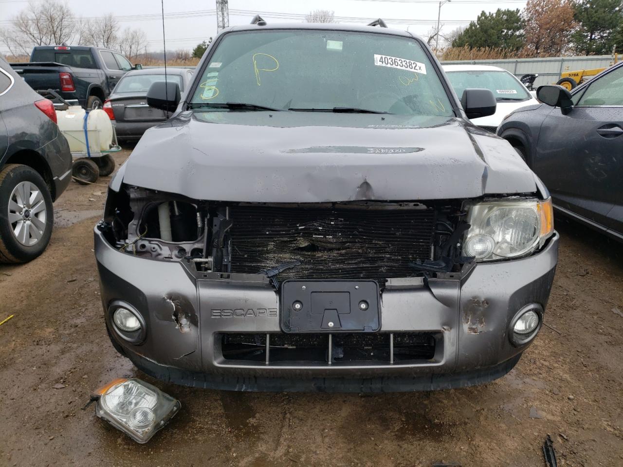 Photo 9 from auction – 2011 FORD ESCAPE XLT with VIN 1FMCU0D76BKA12956