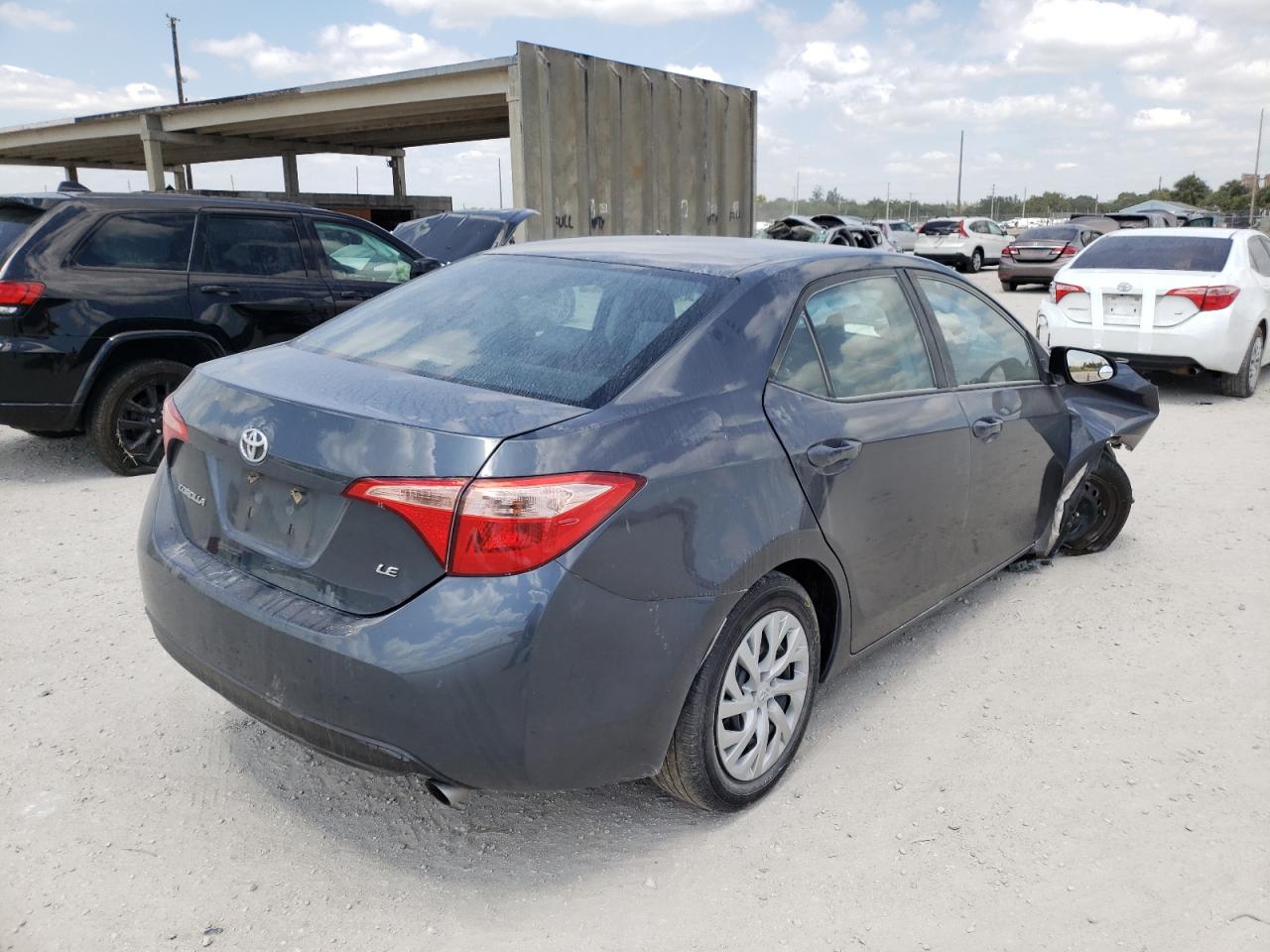 Photo 4 from auction – 2019 TOYOTA COROLLA L with VIN 2T1BURHE1KC166134